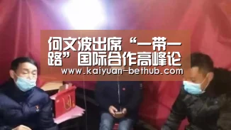 何文波出席“一带一路”国际合作高峰论坛_开元游戏(图3) 开元网站